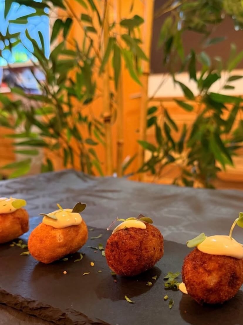 Croquetas de setas y cocido