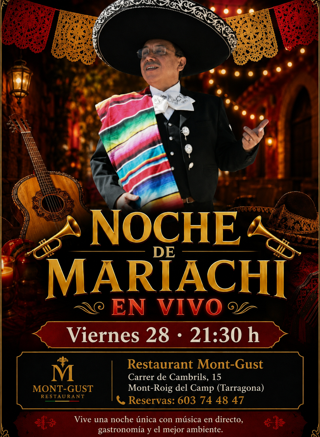 Cartel de la Noche de Mariachi
