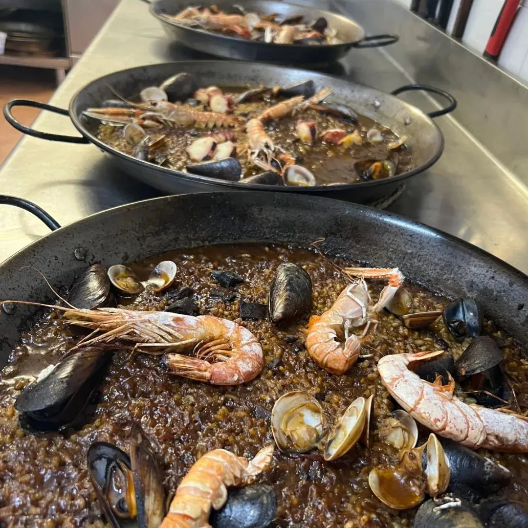 Paellas de marisco