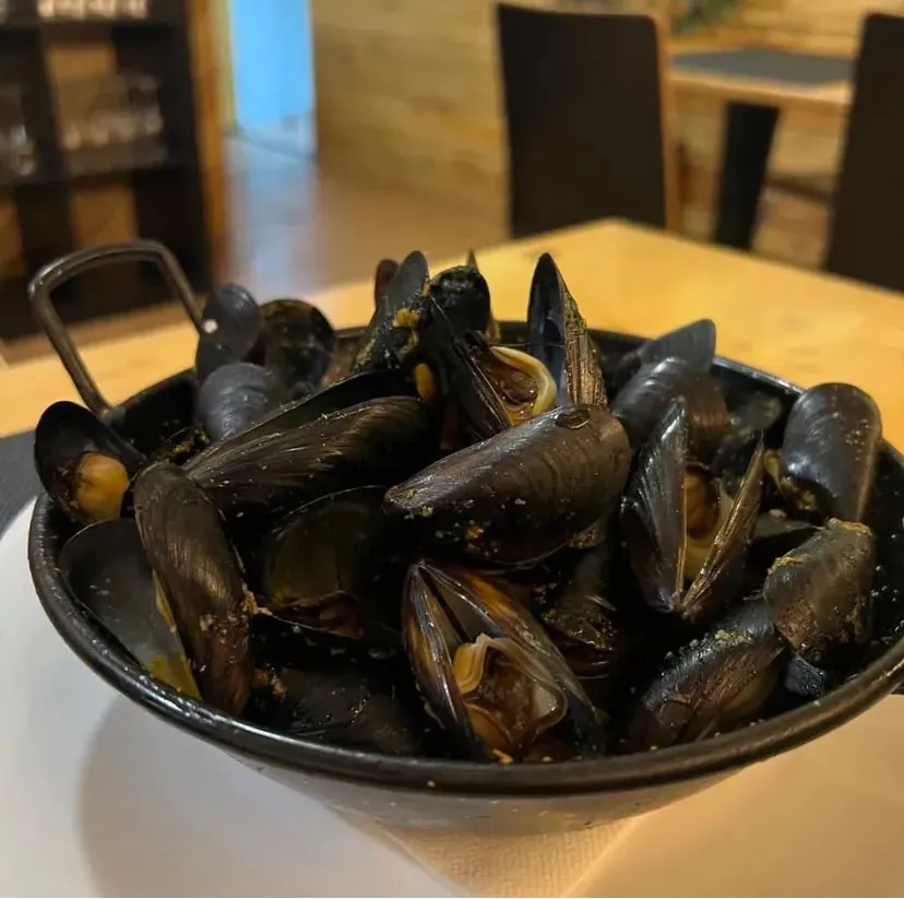 Mejillones al vapor
