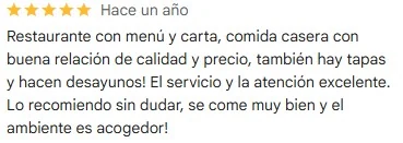 Reseña de un cliente de Mont-Gust