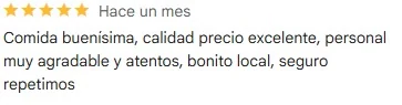 Reseña de un cliente de Mont-Gust