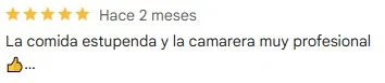 Reseña de un cliente de Mont-Gust