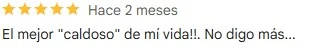 Reseña de un cliente de Mont-Gust