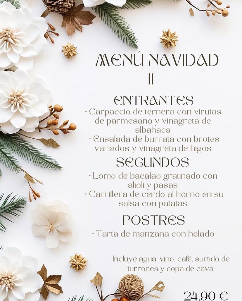 Menú Navidad 2