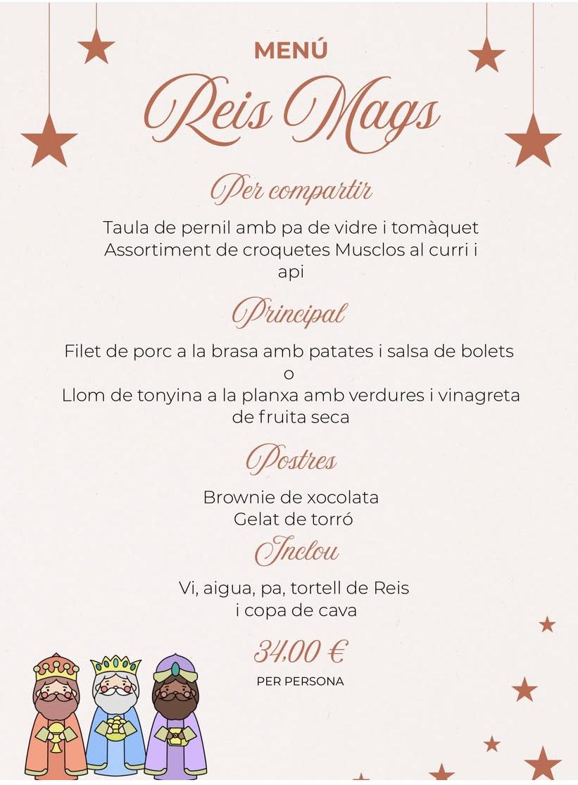 Menú Esteban Español